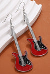 1 Pair Musical Instrument Drop Earrings