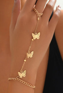  1pc Butterfly Bracelet and Ring