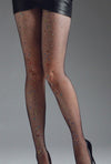 1 pair embellished diamond fashion fishnet socks