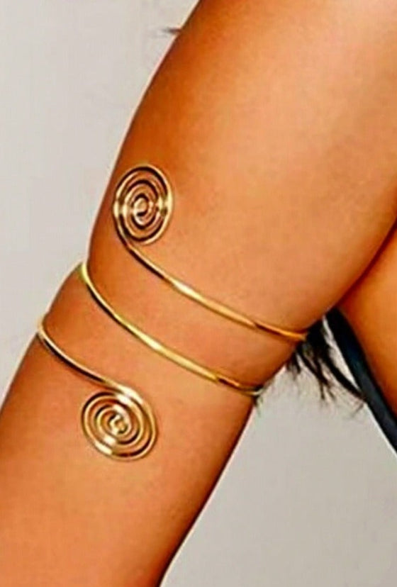 1pc Spiral Pattern Arm Bracelet