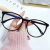 1pc Transparent Anti Blue Light Round Blackout Optical Glasses